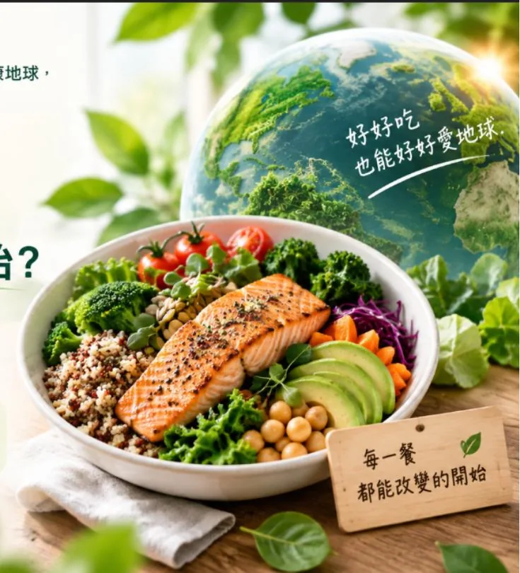 健康餐盤與永續地球